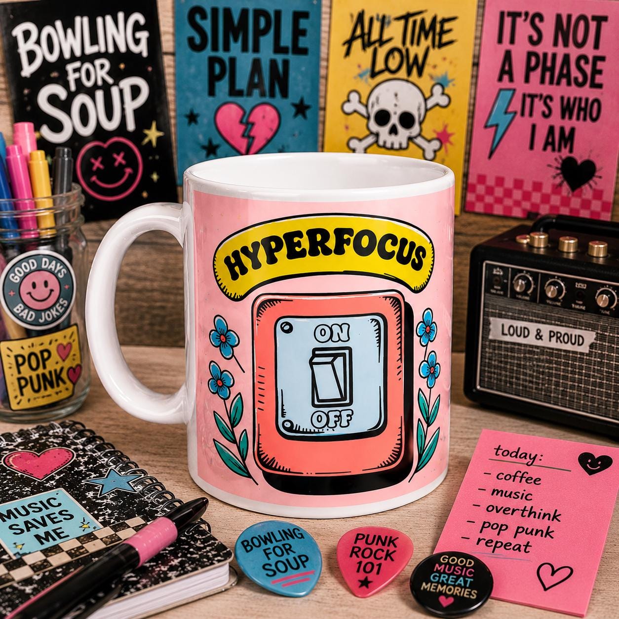 ADHD Hyperfocus Mug – Funny Neurodivergent Gift