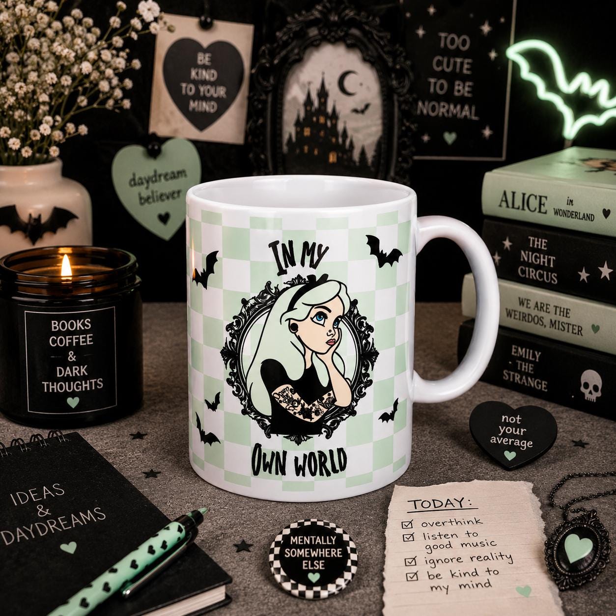 In My Own World – Emo Alice Mug