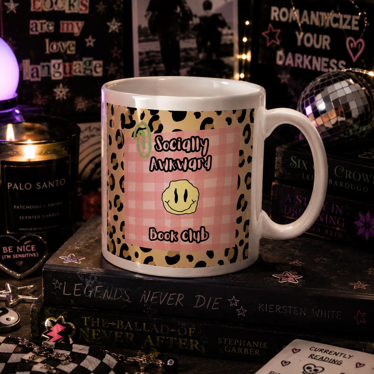 Socially Awkward Book Club Mug – Funny Book Lover Mug