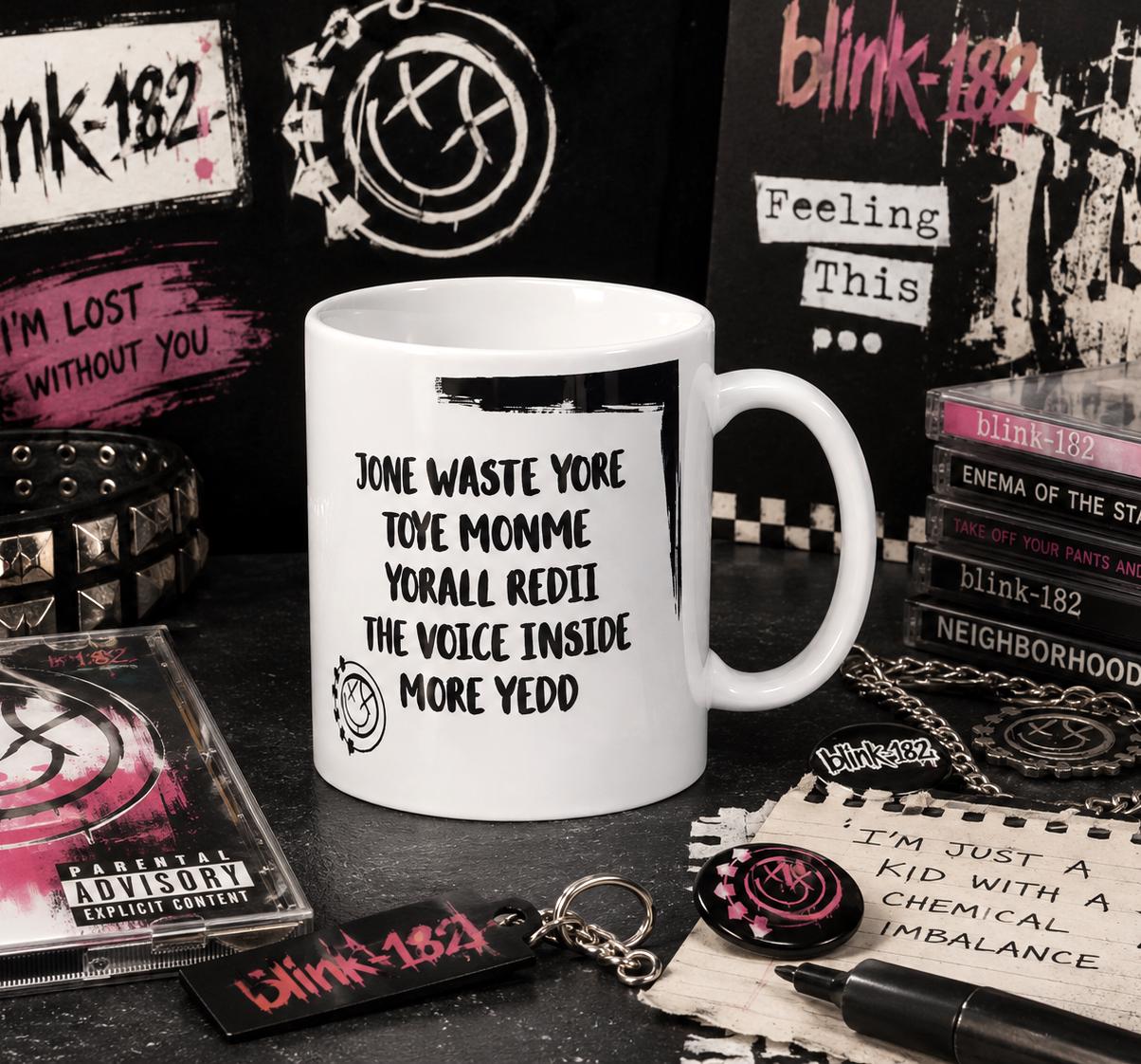 Pop Punk Nostalgia Coffee Mug – Funny Emo Lyrics Style Mug - Blink 182 Vibes