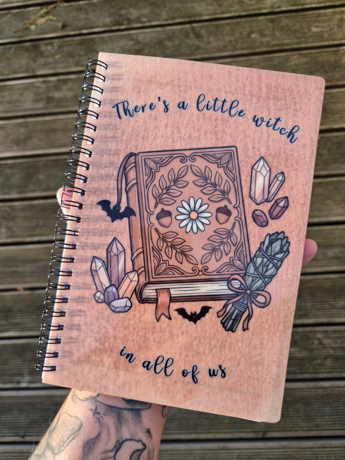 Practical Magic Inspired Witchy Notebook - A5 Lined Notebook - Witchcore Journal - Magical Stationery - Cottagecore Notebook - Witchy Gift