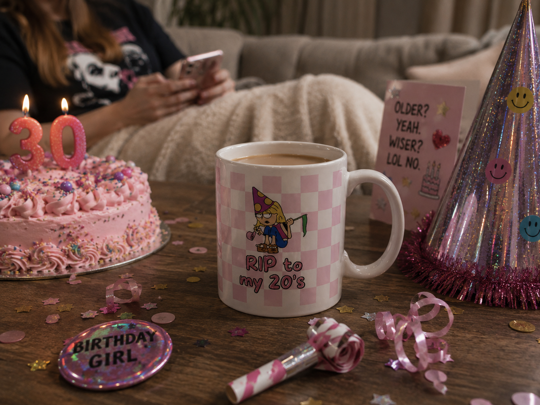 RIP My 20s Mug - Funny Millennial Mug - Nostalgia Gift - 30th Birthday Gift