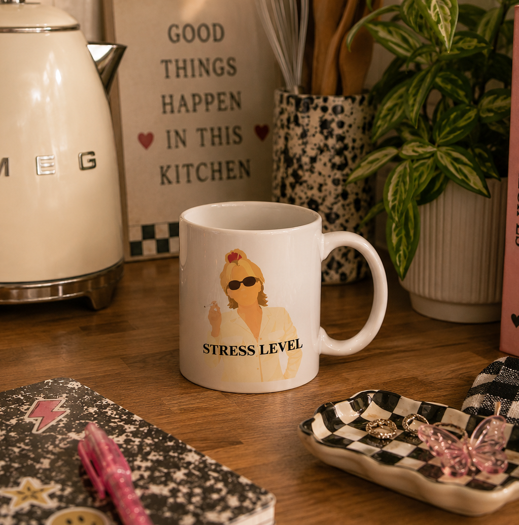 Elegant Chaos Mug – Rich Girl Energy Mug – 90s Aesthetic Coffee Mug
