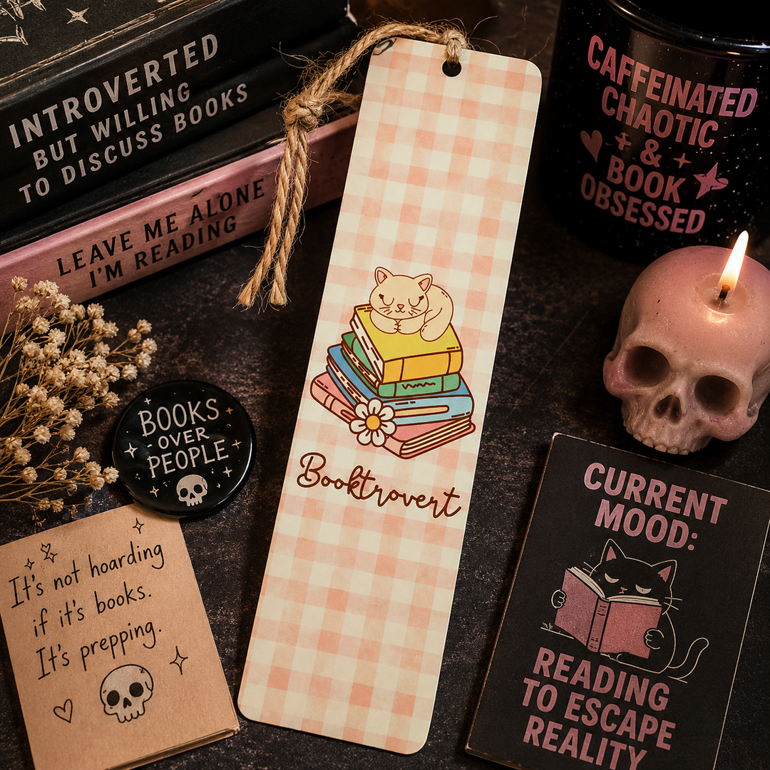 Booktrovert Bookmark - Funny Introvert Reader Gift