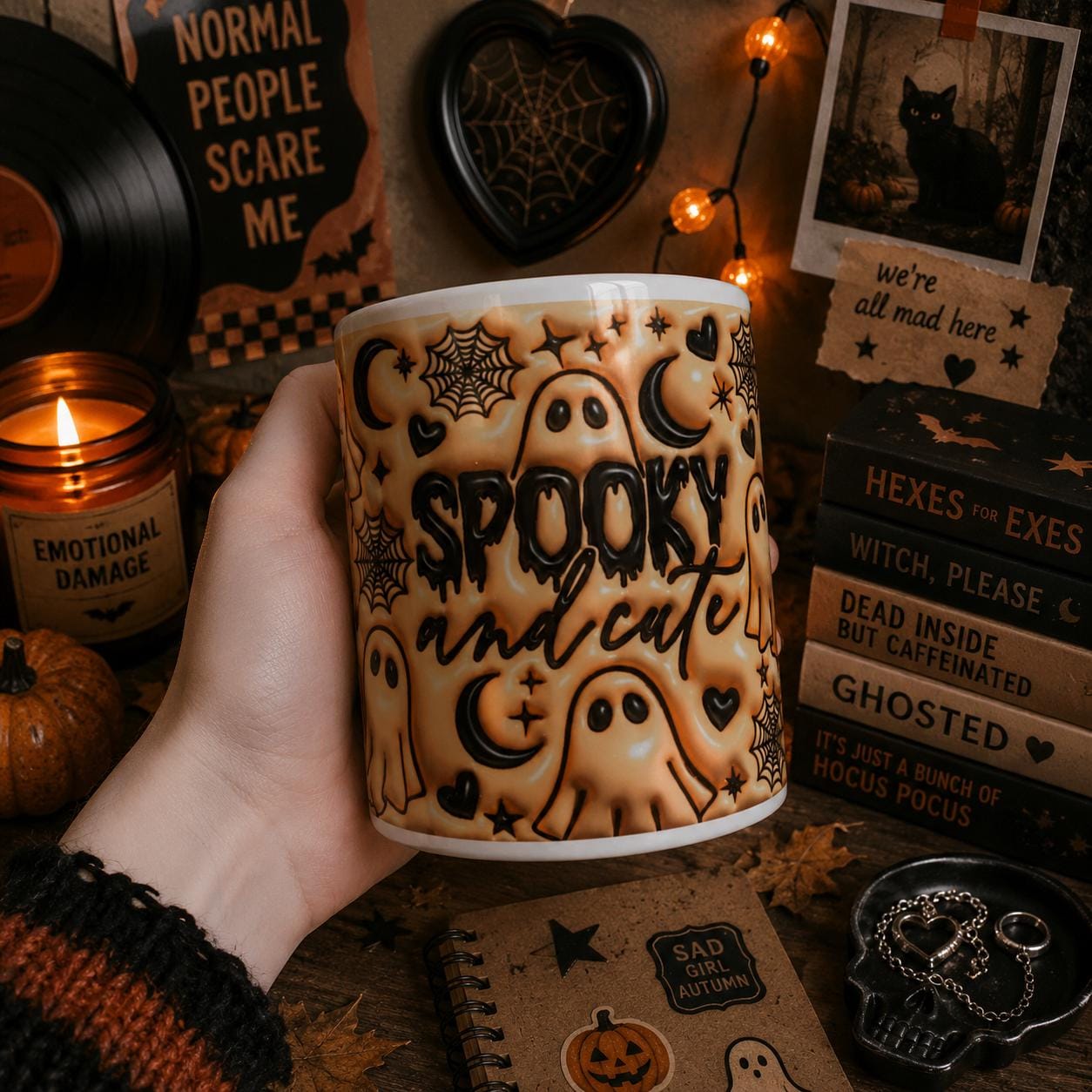 Spooky and Cute Coffee Mug – Halloween Mug