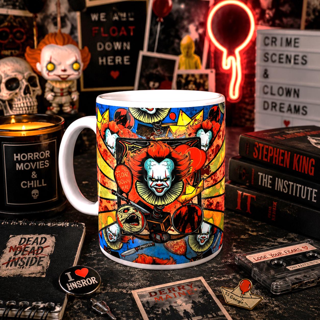 Creepy Clown Mug – Horror Fan Mug