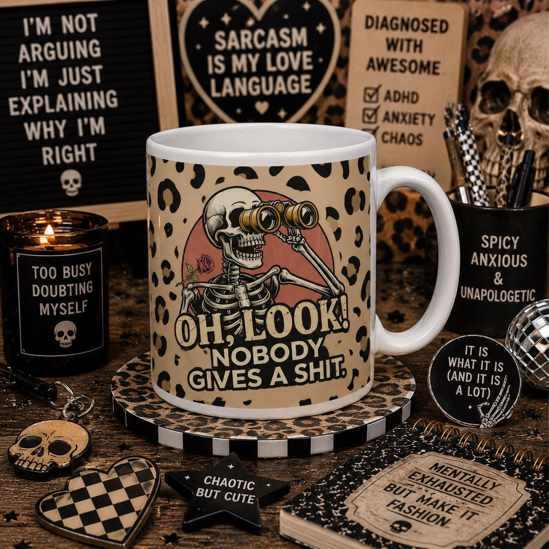 Nobody Gives A Sh*t Mug - Dark Humour Mug
