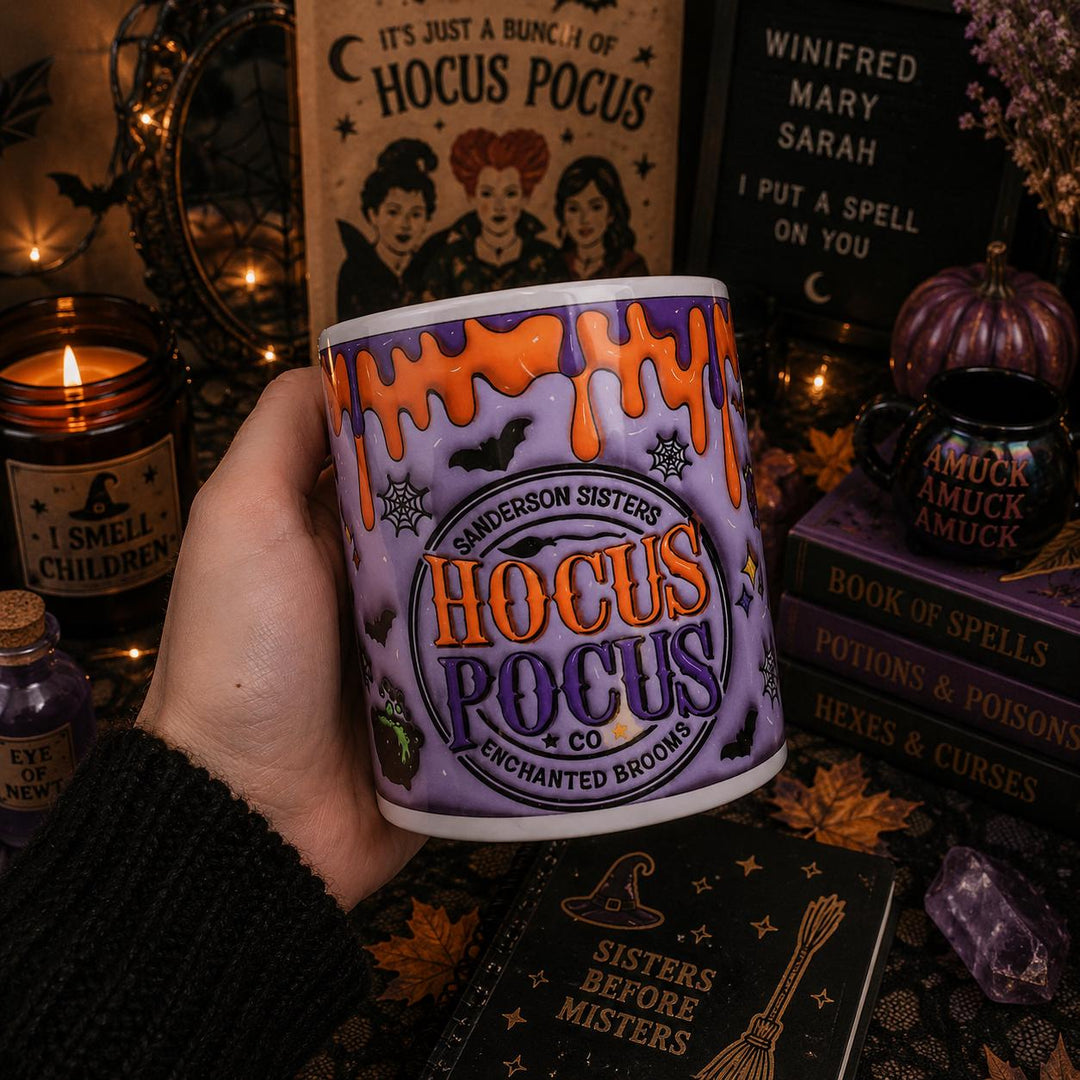 It’s Just a Bunch of Hocus Vibes – Cute Halloween Mug
