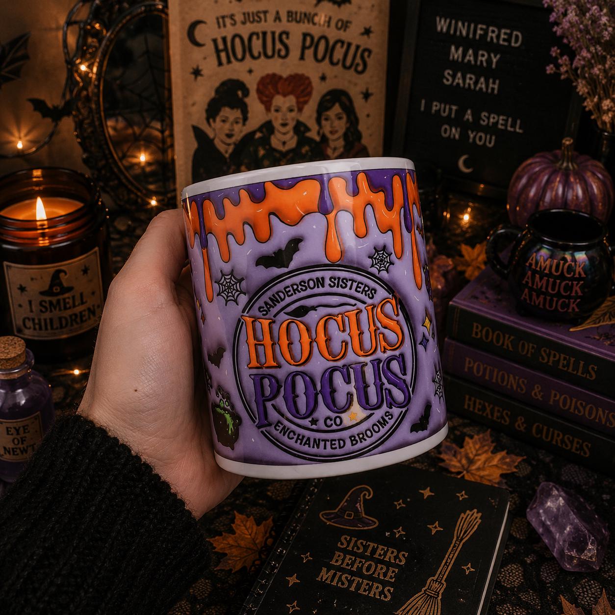 It’s Just a Bunch of Hocus Vibes – Cute Halloween Mug