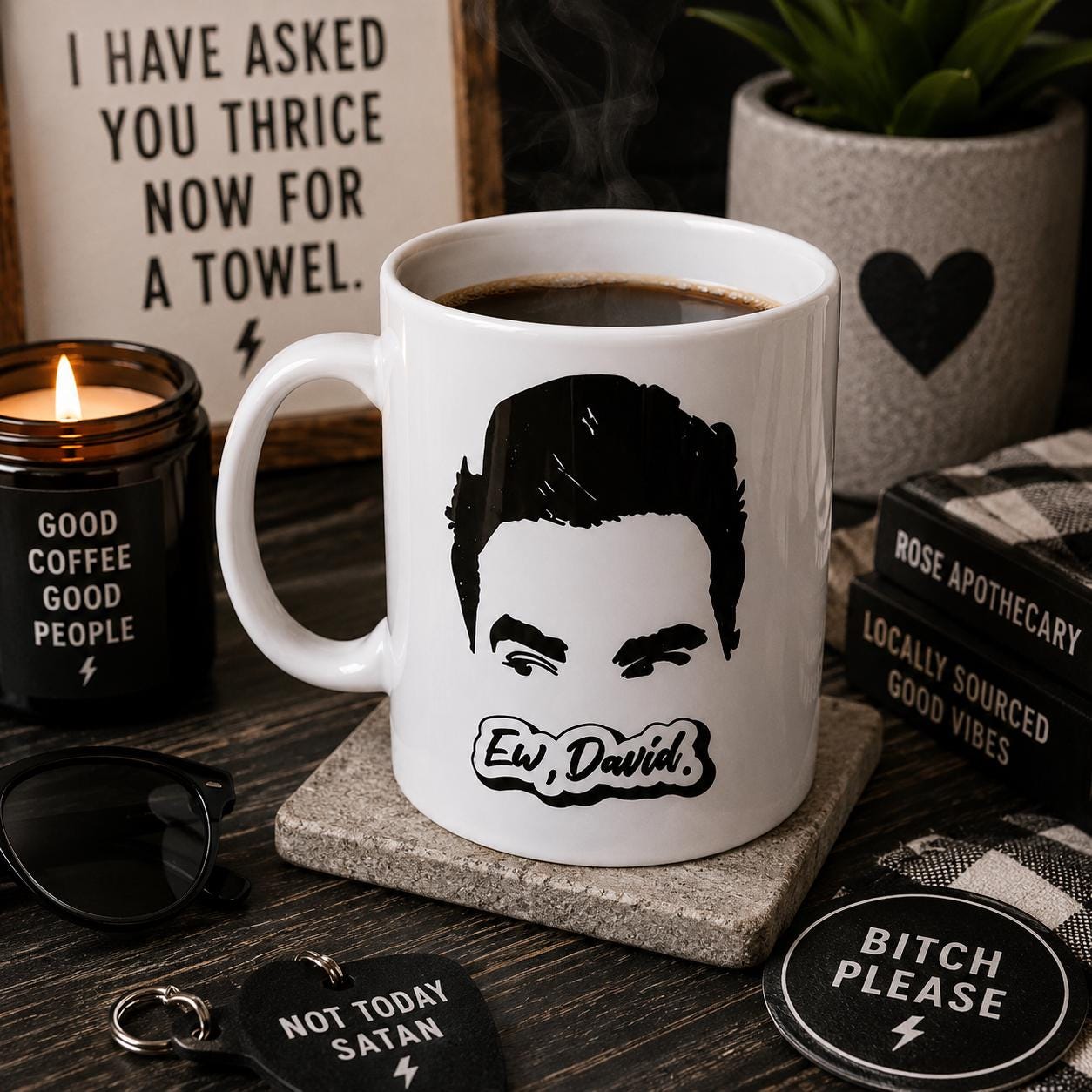 Funny Ew David Mug – Funny Sarcastic Gift