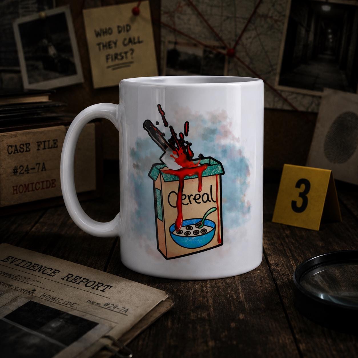 Funny Cereal Killer Mug – Pun Coffee Mug
