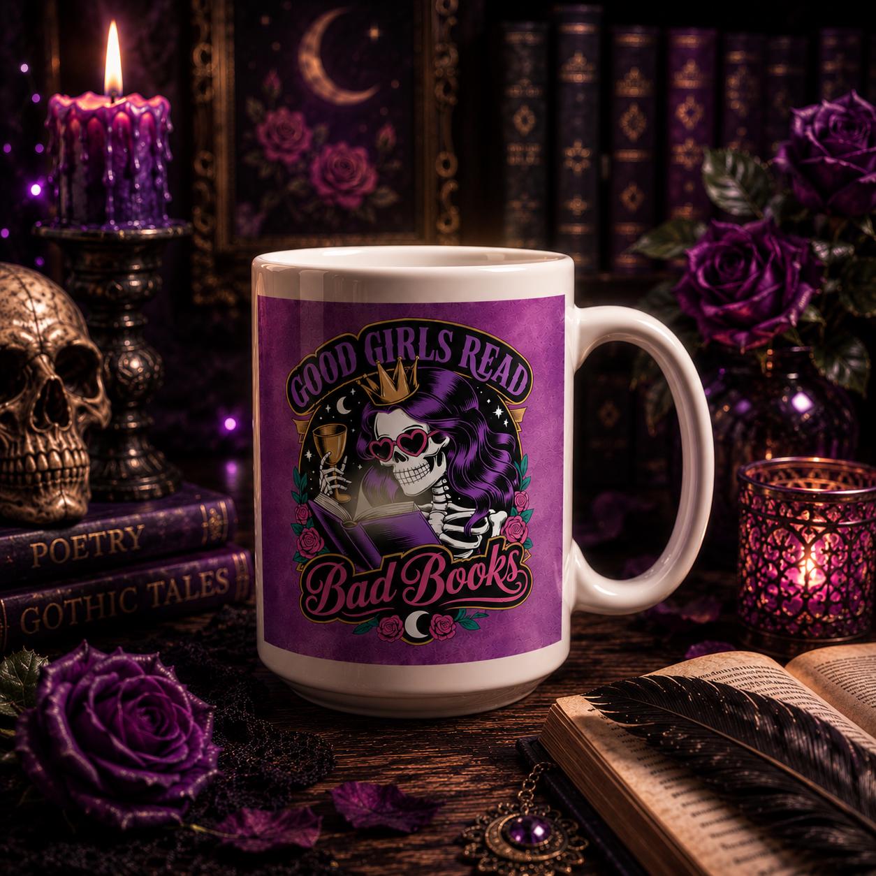 Good Girls Read Bad Books Mug – Spicy Book Lover Gift