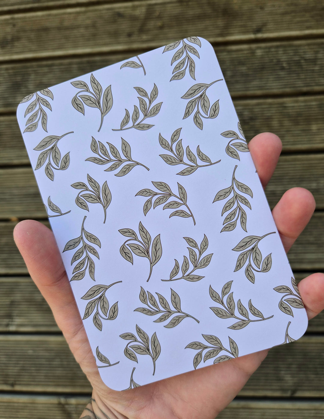 Greenery Kindle Insert – Botanical Kindle Case Insert – Leaf Pattern Kindle Accessory – Cottagecore Bookish Gift – Nature Lover Gift